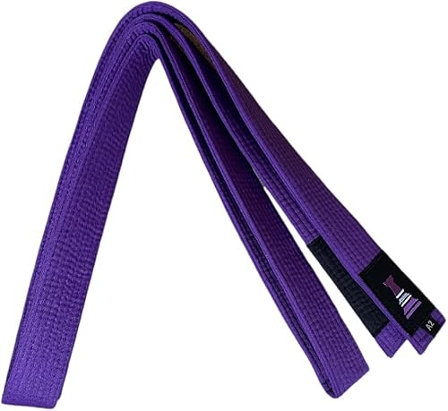 OSS Combat Sports BJJ Belt - Brazilian Jiu Jitsu Belt - Jujitsu Belt - IBJJF Approved - Limited Edition (Purple, A1)