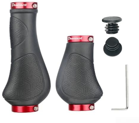 Honseadek Griffe für Mountainbikes, Gummi-TPR-Stange, B-Schalthebel, kompatibel mit Lenker-Durchmesser, Länge 22,2 mm, 75 mm