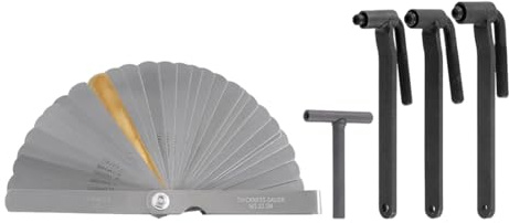 harayaa Calibro a spessimetro Misurazione metrica imperiale per candele, valvole, pistoni Strumento di misurazione premium Robusto professionale, Style C