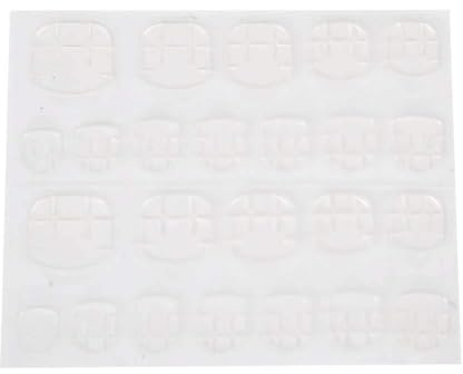 ZLXCAOB 20 Piezas Cinta Adhesiva para decoración de uñas postizas de Doble Cara Pegamento Adhesivo Herramientas para decoración de uñas DIY