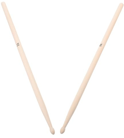 ABOOFAN 5a Drumsticks aus Eichenholz 1 Paar Schlagzeugstöcke mit Glatter Oberfläche und Praktischem Design für Erwachsene und Beim Schlagzeugspielen
