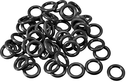 sourcing map 50 Stück Nitrilkautschuk O-Ring Metrische Dichtung Gummi Dichtungsring Dichtungen 9.5mm Außendurchm. 6.5mm Innendurchm. 1.5mm Breite