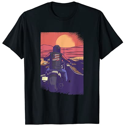Motorcycle Chopper Motorbike Riding T-Shirt