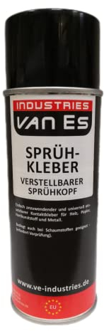 1x VE-INDUSTRIES Sprühkleber 500ml extra Stark Kontaktkleber Alleskleber Bastelkleber