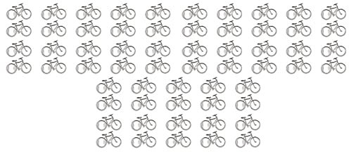 LLKOZN 60 Unids/Lote Abridor de de Cerveza de Metal de Bicicleta Llaveros para Abrebotellas Regalo para Ciclismo