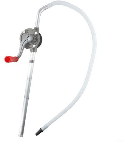 Kurbelpumpe Diesel, Aluminiumlegierung, Kurbelpumpe, manuelle Kraftstoffumfüllpumpe, rotierende Handkurbel, Öl-Fass-Trommelpumpe