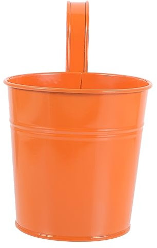 BESPORTBLE 2 STK Wandmontierter Gartenpflanzer Hängende Blumeneimertöpfe Innenausstattung Für Damen Pflanzenständer Im Freien Eimer Blumenhalter Fensterpflanzer Krugvase Eisenblech Trommel