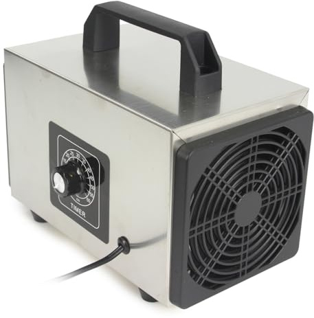 Generador de ozono para aire y agua | de 20.000 mg/h | con temporizador de 60 minutos | Desinfestación de hongos y bacterias | purificación del aire