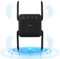 LuLuanping Repetidor WiFi, Extensor WiFi, Amplificador de Señal WiFi 1200Mps, WiFi Booster Doble Banda 5GHz y 2.4GHz, Modo Repetidor/Router/Ap, 4 Antenas, 2 Puertos LAN,para Casa/Oficina (Negro)