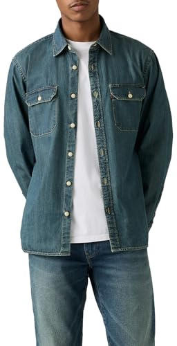 Levi's Jackson Worker herrskjorta, Mörktvättad, XL