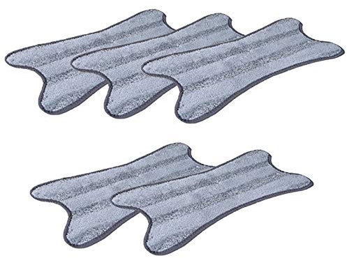 Roxvue Paquete de 5 Cabezales de Repuesto para Trapeadores en Aerosol de Microfibra para Trapeadores HúMedos/Secos Tipo X Compatibles con de Cuidado de Suelos