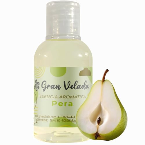 Esencia aromática de pera | Aroma afrutado y dulce para cosméticos y velas. Dosificación hasta 30%. Producto concentrado para uso profesional.