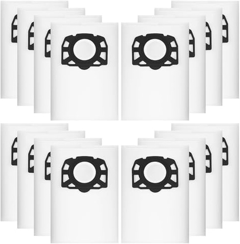 16 Sacchetti per Karcher KWD1 KWD2 KWD3 WD2 Plus WD3 WD 2 Plus WD 3 MV 3 SE 4001SE 40 SE 4002,Sacchetti Filtro di Ricambio Compatibile con 2.863-314.0