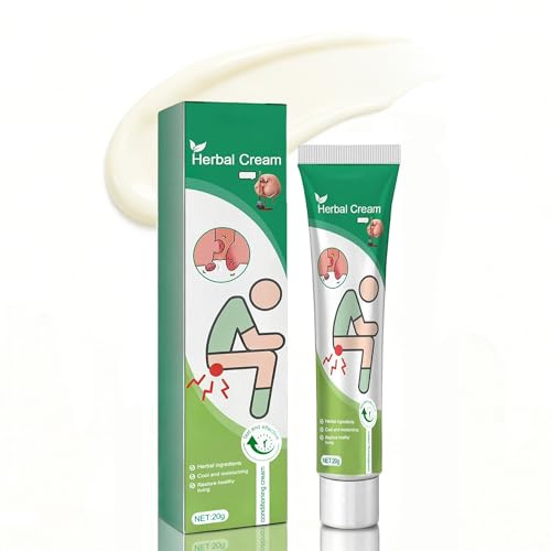 Hemorrhoid Cream - 20g, Hemorrhoid & Fissure Treatment Ointment, Effectively relieves itching, Swelling, Pain, Fissure and discomfort. Natural Formula, Suitable for Sensitive Skin