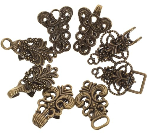 WATIIFUFU 4pièces Broches pour Pulls et Chemises Accessoires de Col et Revers Lot de Épingles de Style Vintage