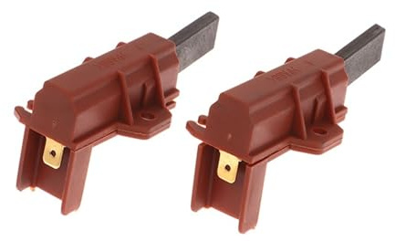 1/2 Stück Kohlebürsten Und Halter for Waschmaschinenmotoren, Kohle-Elektromotoren, Kompatibel for Indesit, Kompatibel for Welling, Kompatibel for Ariston,(2pcs)