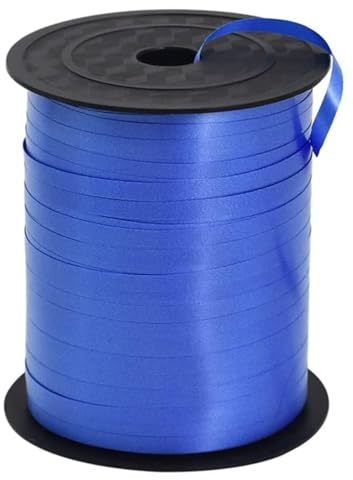 CC wonderland zone Blau Geschenkband Spule (457m x 5mm) Marineblau Ringelband für Bastelprojekte und Geschenke