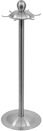 Fulusor Utensilios de cocina soporte giratorio acero inoxidable 6 suspensiones