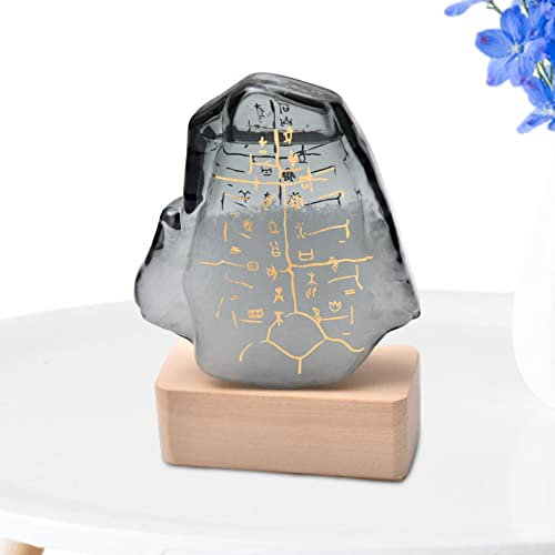 Storm Glass, Oracle Pattern Weather Storm Glass Bottle, Barometro meteorologico alla stazione meteorologica creativa ed elegante, Decorazione desktop Artigianato preferito per e ristoranti