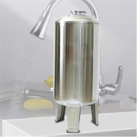 15 20 25 40 50 60 65 80 100 Gallon Water Pressure Tank Stainless Steel for Water System/ Well Pump, Vertical Water Pressurized Storage Bladder Containers with Mounting Kit ( Size : 60L/15.8Gal(60X40cm