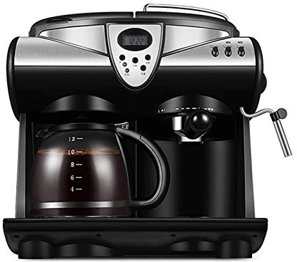 NOALED Machine à café et Expresso Automatique combinée Italo-américaine 1,5 L Noir