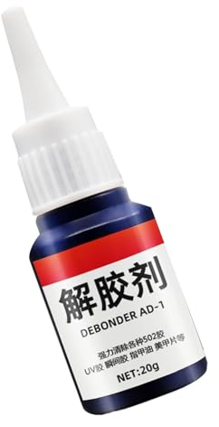 Klebstoffentferner, Starker Klebstoffentferner | Leistungsstarker Kleberentferner - Nagelkleberentferner Für Acryl, Glas, Metall, 20 G, Professioneller -Kleberentferner