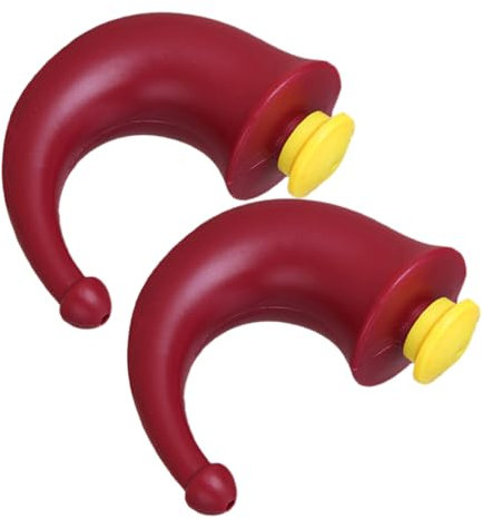 minkissy Botella De Lavado Nasal 2 Piezas Riego Nasal Plástico Compacto Portátil Para Adultos Uso Diario y Congestión Respiratoria Roja