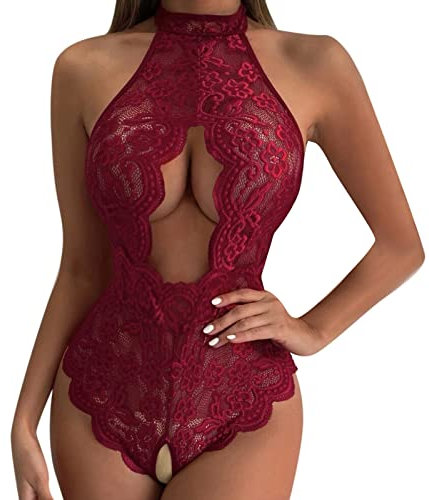 WILLBEST Dessous Damen sexy unterwäsche Body Set Damen Outfit BH rückenfreies Kleid Dessous sexy reizwäsche Latex kompressionsstrümpfe Body Corsage