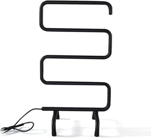 Radiatore scaldasalviette elettrico, scaldasalviette elettrico, scaldasalviette elettrico piegato, scaldasalviette indipendente, scaldasalviette portatile per la casa, bagno, acciaio inossidabile,