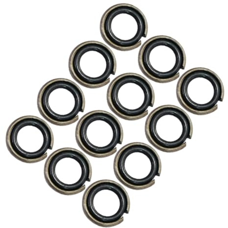Tofficu 24 Juegos Kit Anillos de Retención y Juntas Tóricas de Goma para Llave de de Alta Resistencia y Durabilidad para Llaves Eléctricas y Neumáticas