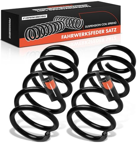 Frankberg 2 resortes de suspensión para eje delantero 50711909 4026198 | Compatible con: Ducato plataforma/chasis 250, Autobús Ducato 250