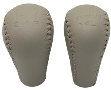 Palanca De Cambios Para Nissan Para Terrano II (R20) 1993-2007 Manija Transmisión Selectora Manual 4WD Perilla Cambio Marchas Palanca Cambios(Pair beige)