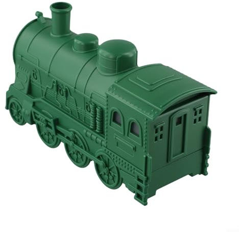 Yhenlovtt USB Steam Train Essential Oil Diffuser 300ml Humidifier with Remote Control, 7 Color LED Lights, Auto Shut-Off, For Ultra Quiet Operation(GREEN)