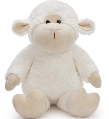 MaoGoLan 50cm lang lamm Kuscheltier XXL, weich riesen Lamb Schafe stofftier plüschtier lämmer, Kinder Geburtstag Weihnachten Geschenk