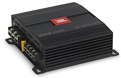 JBL Stage A6002 – 280 Watts 2 Channel Amplifier for Speakers or Subwoofer