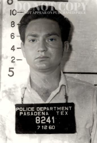 Willie Nelson Mugshot - Fotografía de 11 x 16 pulgadas, magnífica taza de 1960, héroe Honky Tonk - País fuera de la ley - El extraño de cabeza roja - Foto rara - Póster artístico impreso