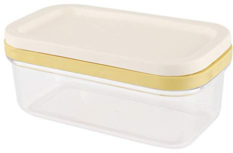 Leopacat Scatola per il Taglio del Burro, Porta Formaggio da Frigoriferom Burriera con Coperchio Affettatrice Contenitore Formaggi Stoccaggio Ermetico Cucina Piatto Burro Taglierina Portaburro Frigo