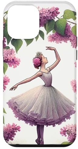 Custodia per iPhone 12 mini Ballerine Lillà Lillà Ballerine