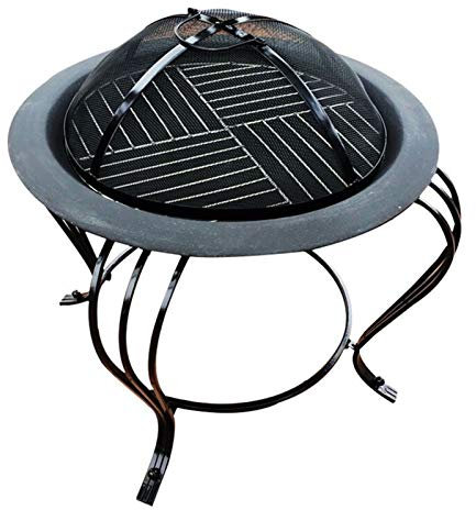 XZHOOQP Pozzo del Fuoco per Patio Esterno Tavoli da Fuoco per Esterni, Barbecue a carbonella, braciere riscaldato a Legna Naturale, forrd, Campeggio, Picnic, falò, Giardino