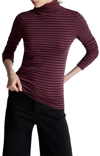 United Colors of Benetton Camiseta M/L, Violeta, XS