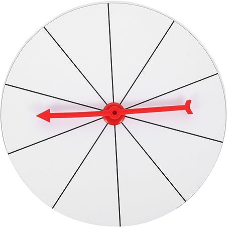 Toyvian Hängendes Preisrad Aus DIY Leeres Preisrad Dekoratives Partyzubehör Für Veranstaltungen Feste Und Aktivitäten Kompatibles Hänge-Design