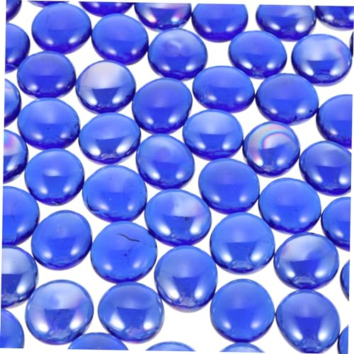 Warmhm Gravier Verre pour Aquarium Et Foyer Perles Décoratives Usage Multiple pour Pots De Fleurs Et Bassins