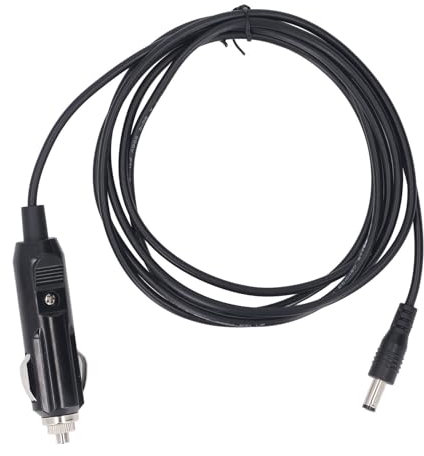 Cavo di Alimentazione CC Satellitare Rettangolare 18AWG (5 M/16,5 Piedi) - Cavo di Ricarica per Accendisigari Auto con impermeabilità IP68 per Mini Parabole Satellitari, Cavo di