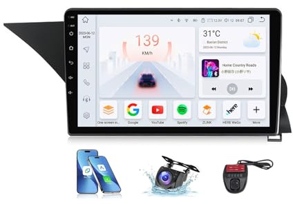 Android 13 Car Stereo for B-enz GLK-Class X204 (2008-2015) - 9 GPS Navigation, Bluetooth, CarPlay, Android Auto, FM RDS, DAB+ Radio, DSP, DVR Support