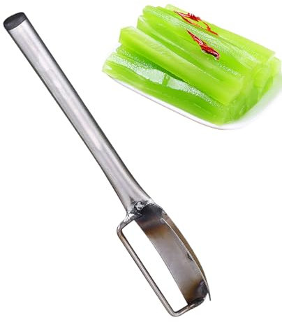 Pelapatate | Sbucciacarote Manuale | Utensile Ecoergonomico Antiscivolo per Preparazione Verdura Cucina Domestica e Professionale