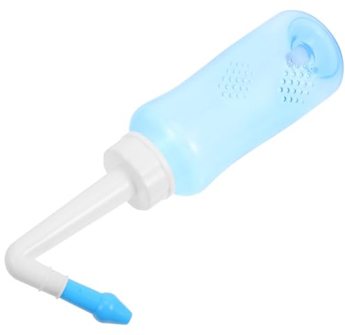 Bottiglia per Lavaggio Nasale Manuale 300ml, Pulizia | Pp, Flusso Regolabile, Uso Versatile, per Adulti e Bambini, Confezione Sacchetto Neutro