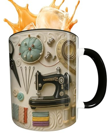 Generisch Taza de café de cerámica, recipiente para bebidas de 300 ml, taza de cerámica caliente, para capuchino, leche, vino, cerveza, cocina, cafetería, restaurante y