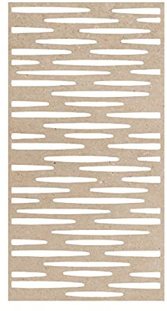 pannello griglia mdf traforato 100x200cm taglio laser decorazione casa, quadro, fai da te, separè