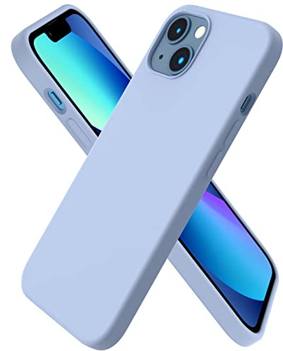 ORNARTO für iPhone 13 Hülle aus Silikon 6,1 Zoll - Sierrablau
