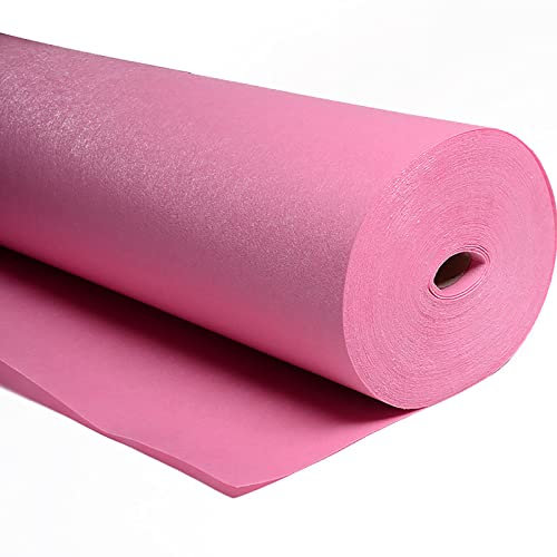 Yimihua Rosa Filz Stoff 1mm 85 x 100 cm Filzstoff Bastelfilz Farbig Filz Blätter Vliesstoff Kinder DIY Zubehör zum Handwerk Nähen Projekte(Size:85 * 100cm)